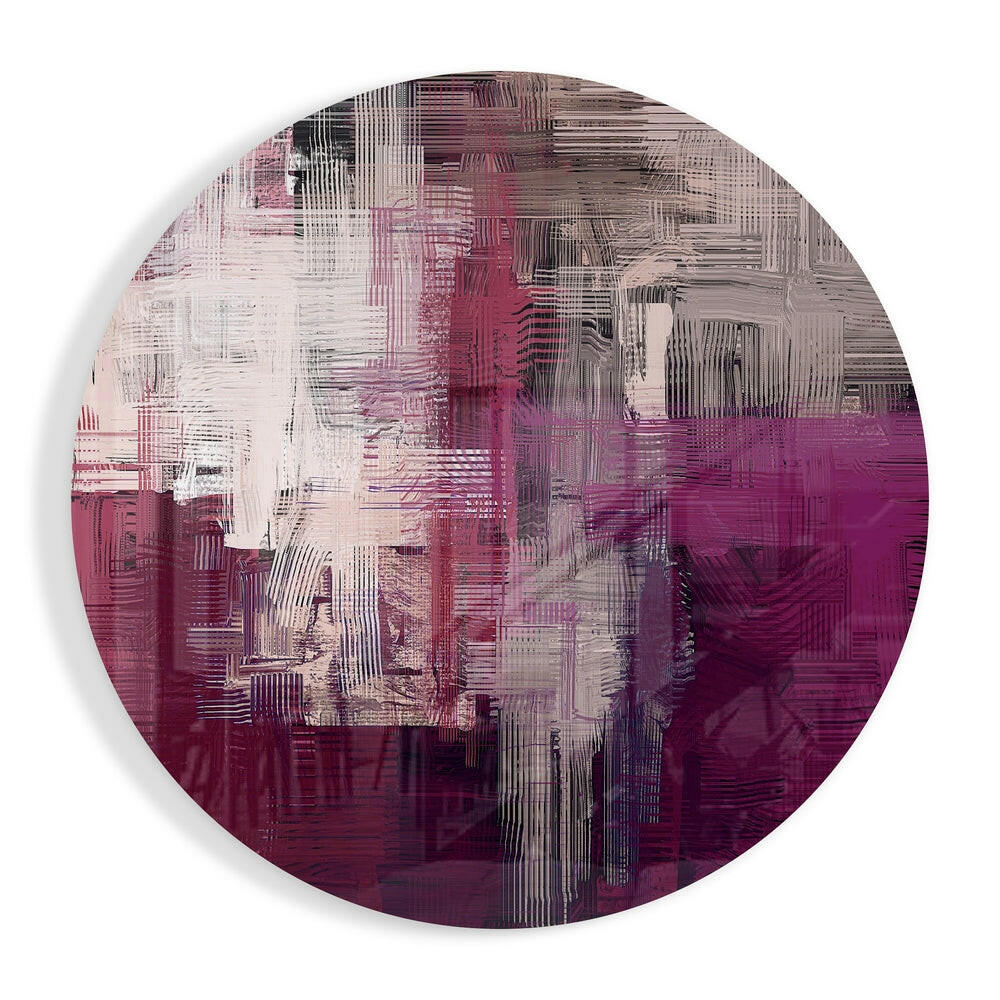 Abstract Glass Wall Art.