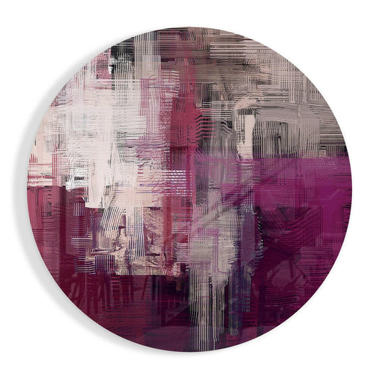 Abstract Glass Wall Art.
