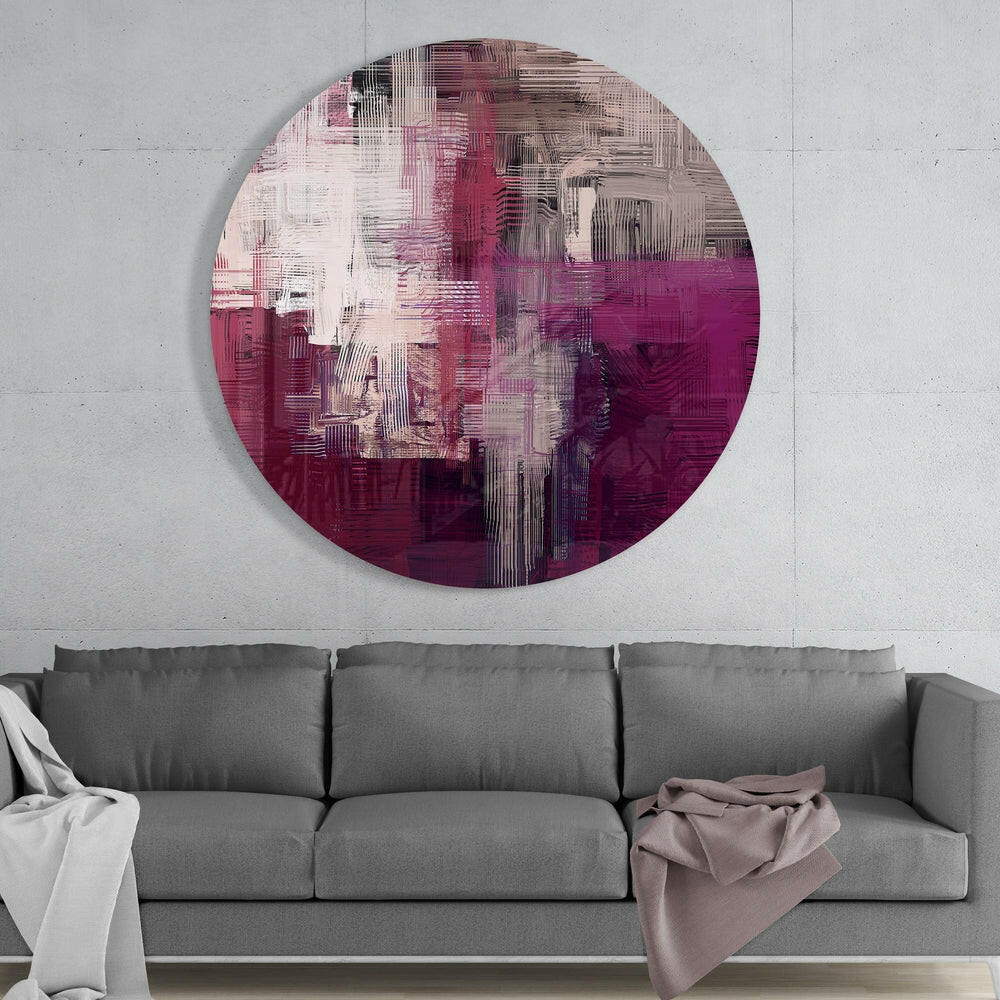 Abstract Glass Wall Art.