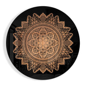 Flower Pattern Glass Wall Art.