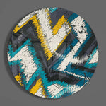 Zigzag Glass Wall Art.