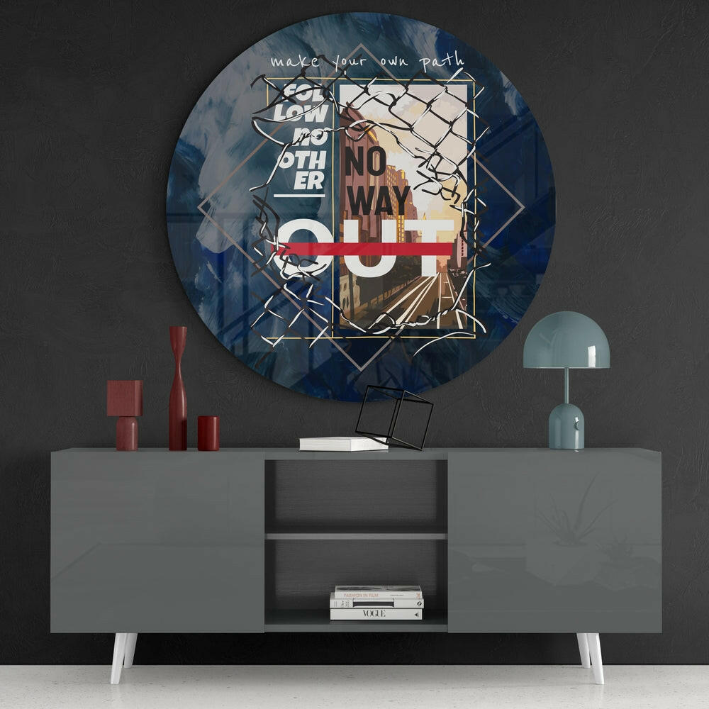 Words – Make Your Way Glass Wall Art.