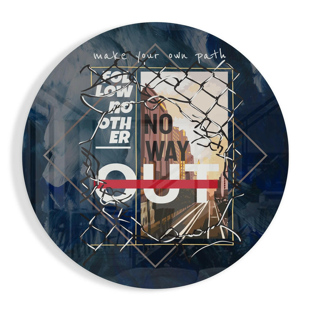 Words – Make Your Way Glass Wall Art.