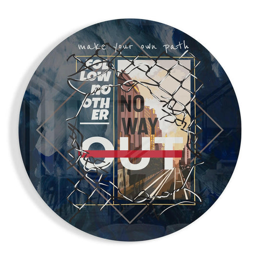 Words – Make Your Way Glass Wall Art.