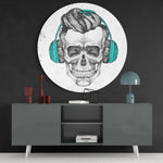 Skull Glass Wall Art.