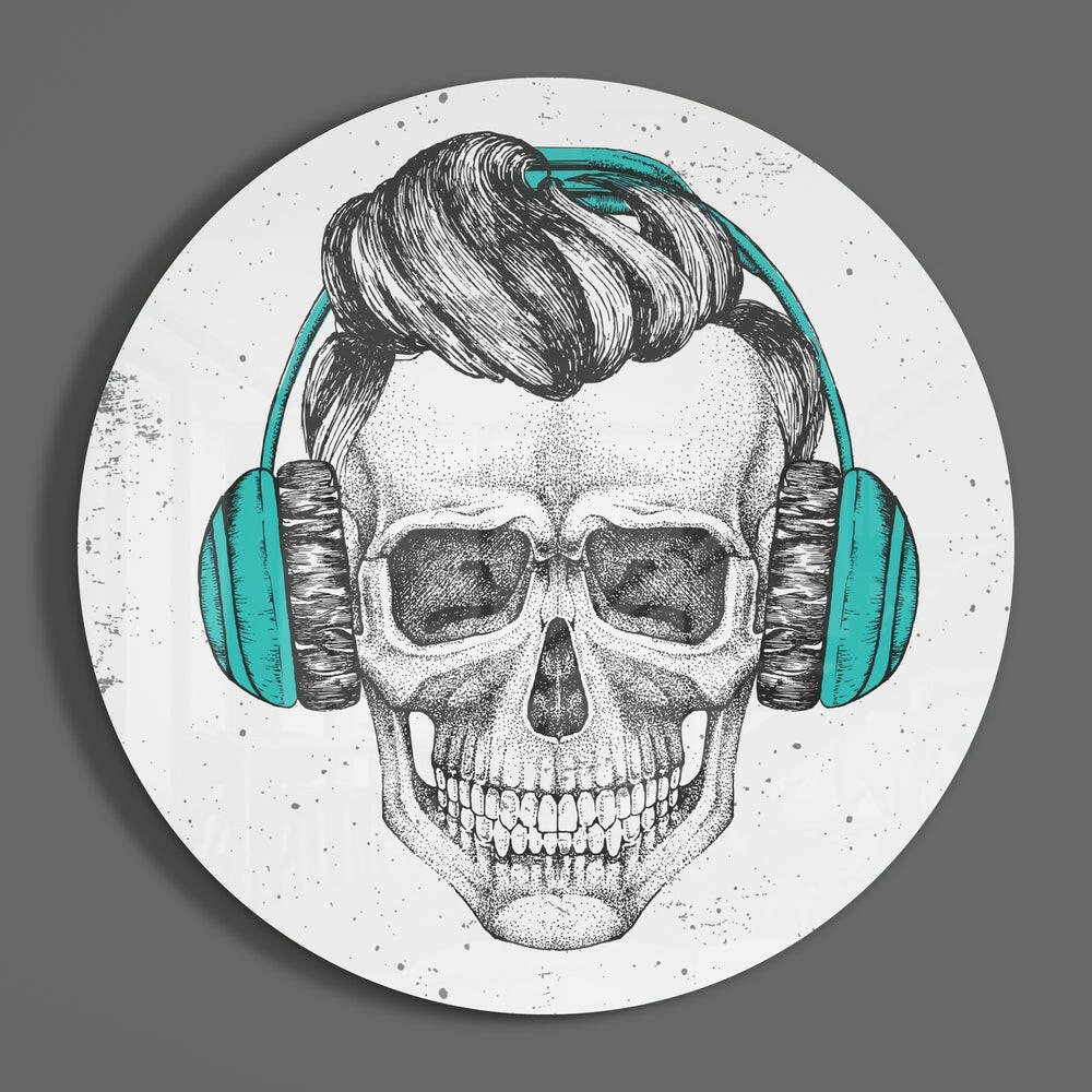 Skull Glass Wall Art.