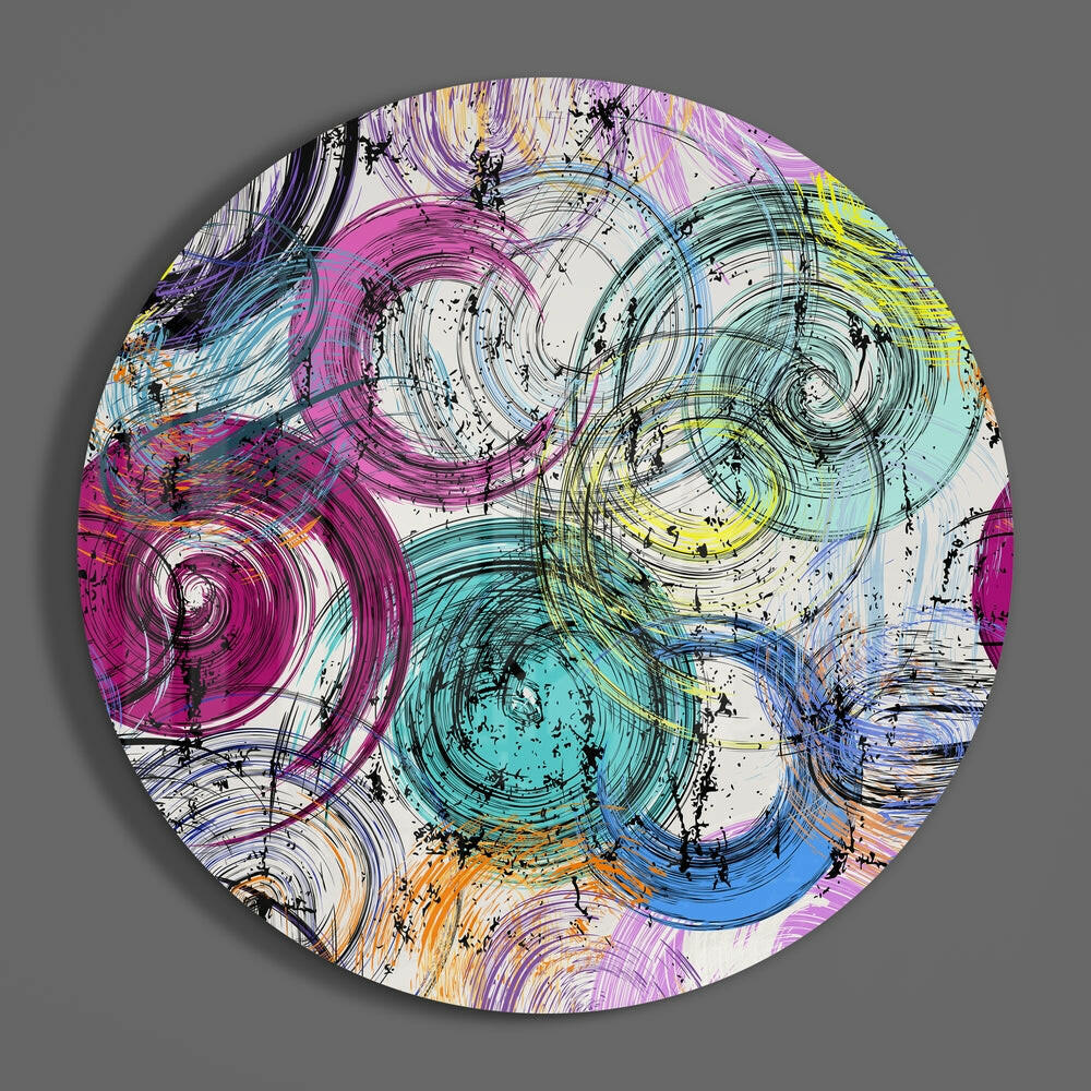 Loop Glass Wall Art.