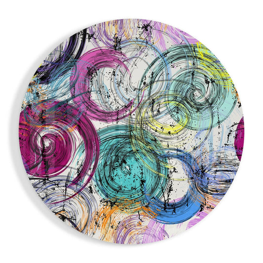 Loop Glass Wall Art.