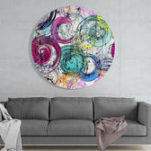 Loop Glass Wall Art.