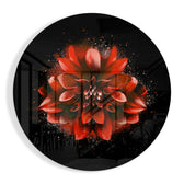 Flower Glass Wall Art.