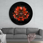 Flower Glass Wall Art.