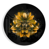 Flower Glass Wall Art.