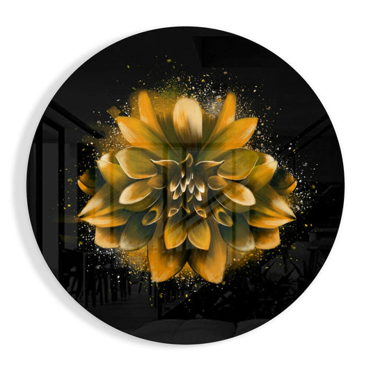 Flower Glass Wall Art.
