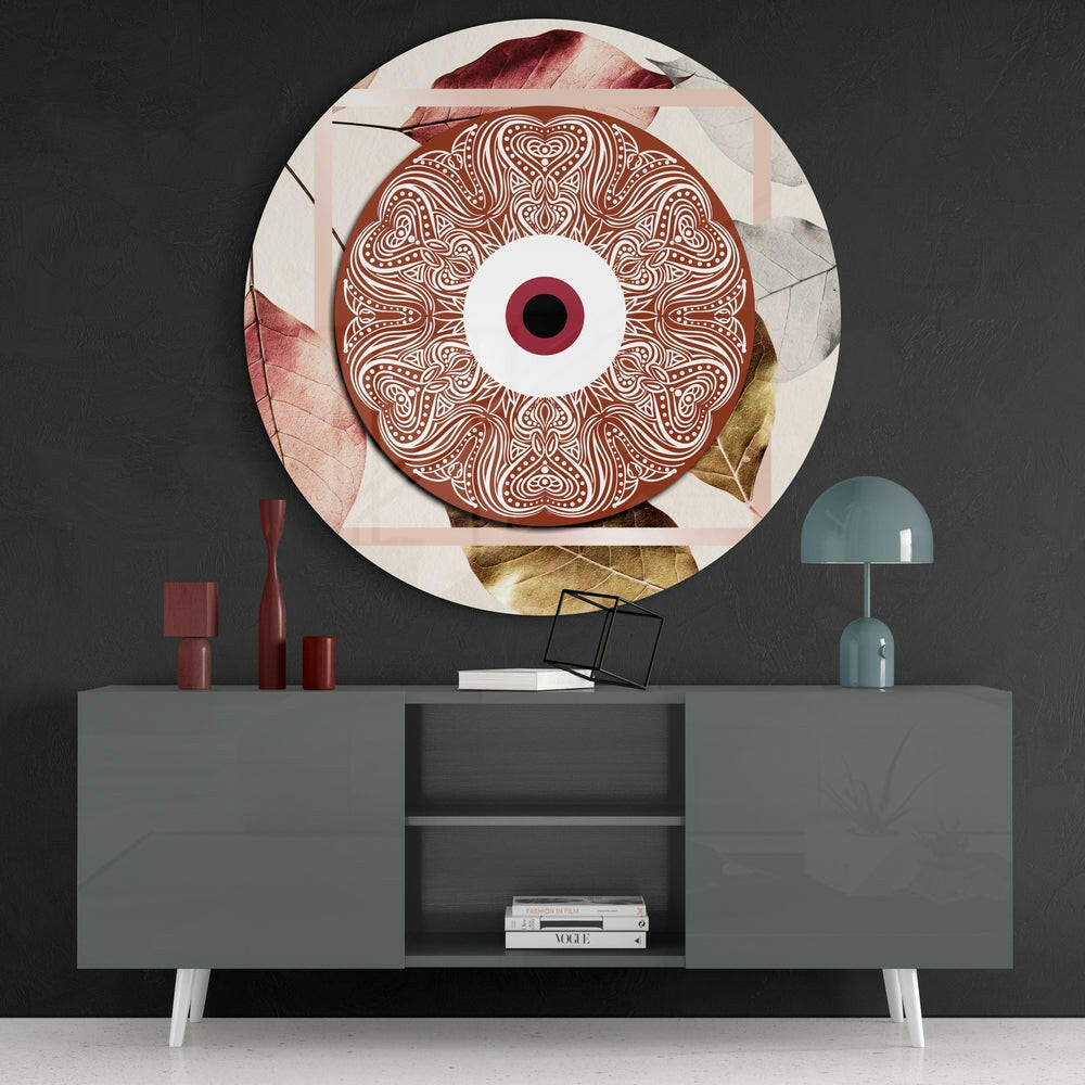 Evil Eye Bead Glass Wall Art.