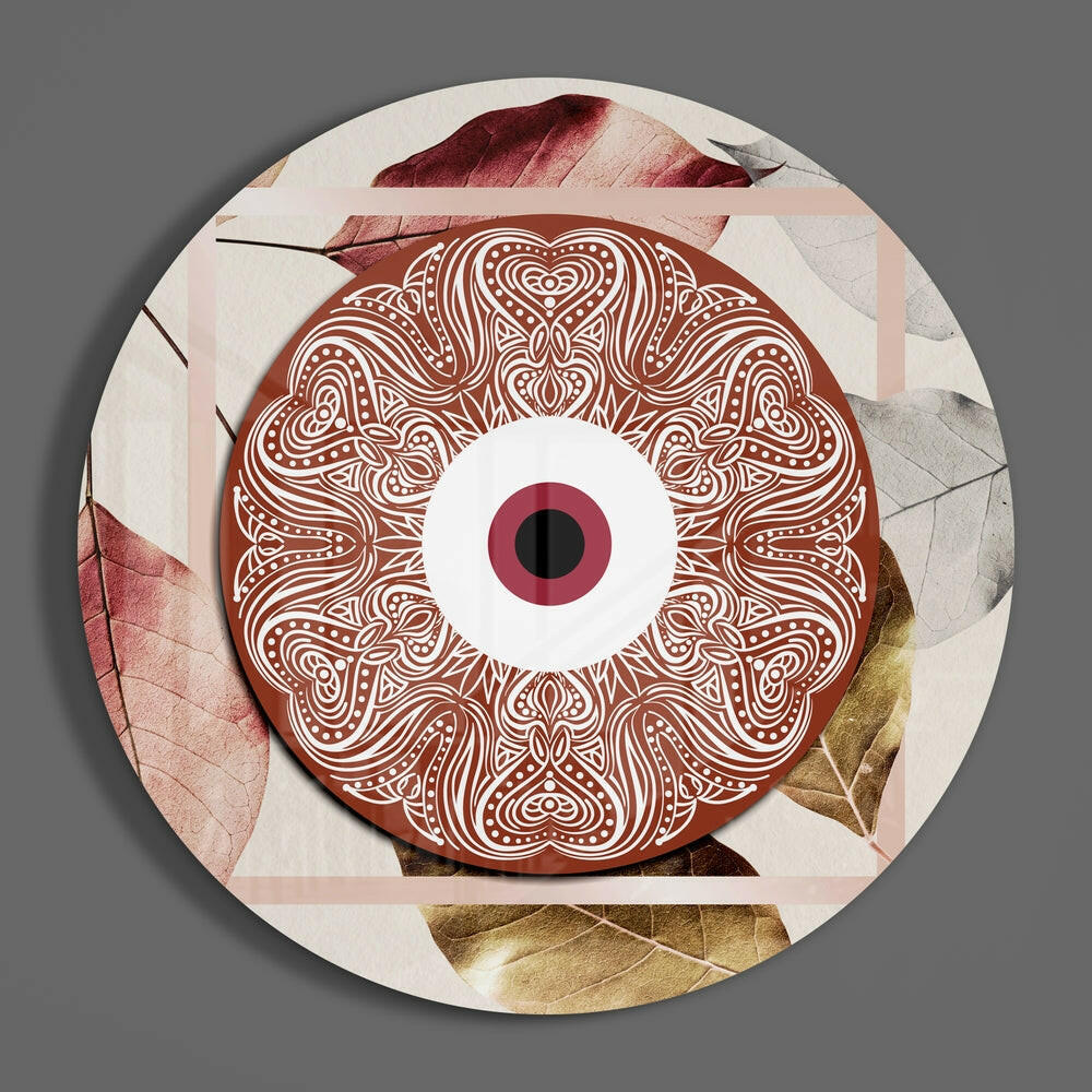 Evil Eye Bead Glass Wall Art.