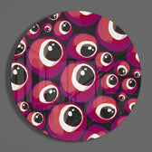 Evil Eye Bead Glass Wall Art.