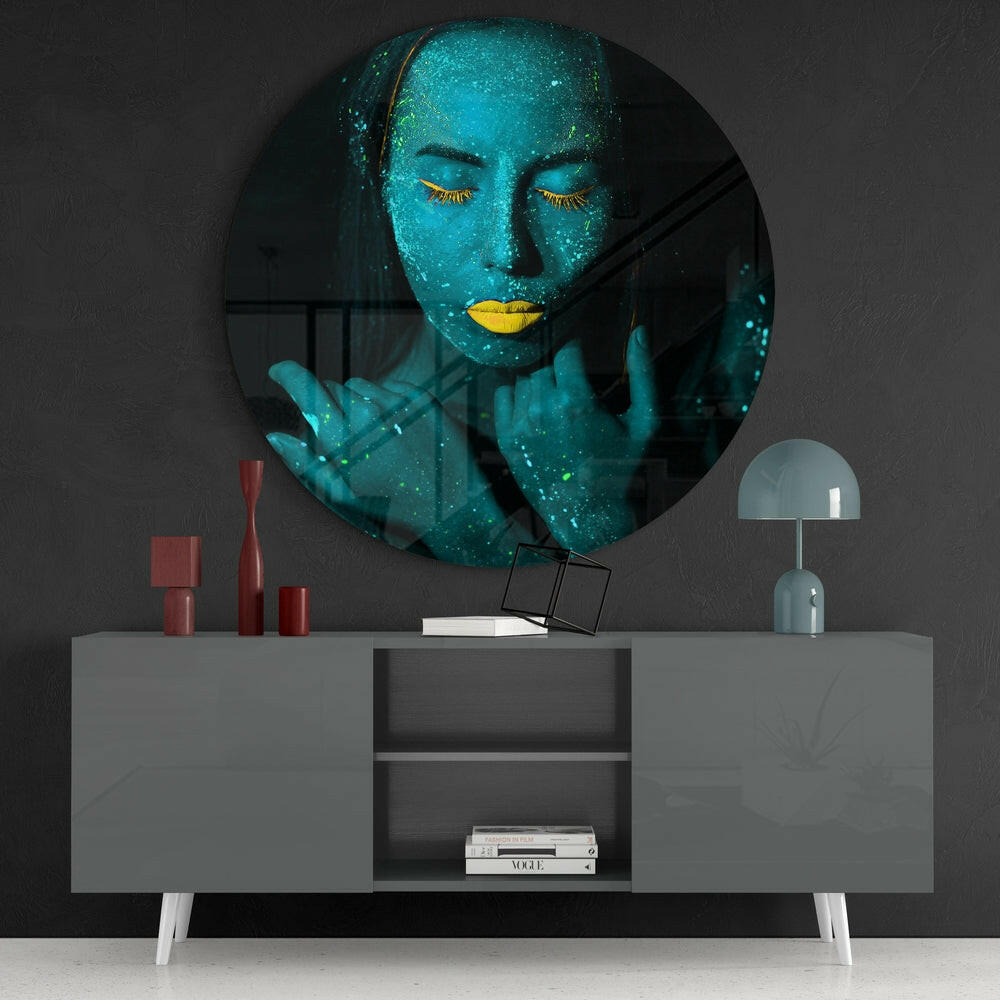 Women's Glass Wall Art.