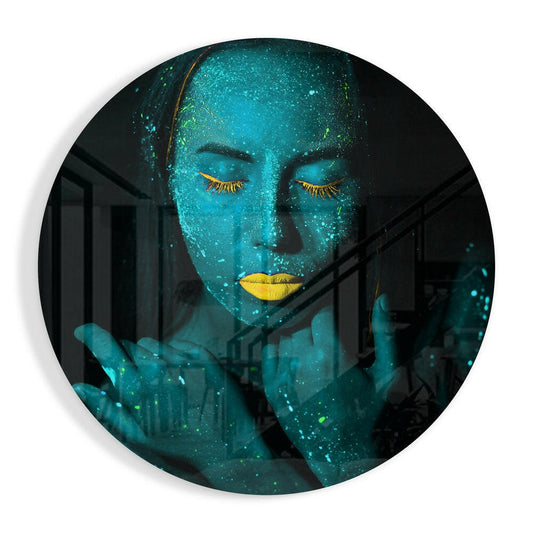 Women's Glass Wall Art.