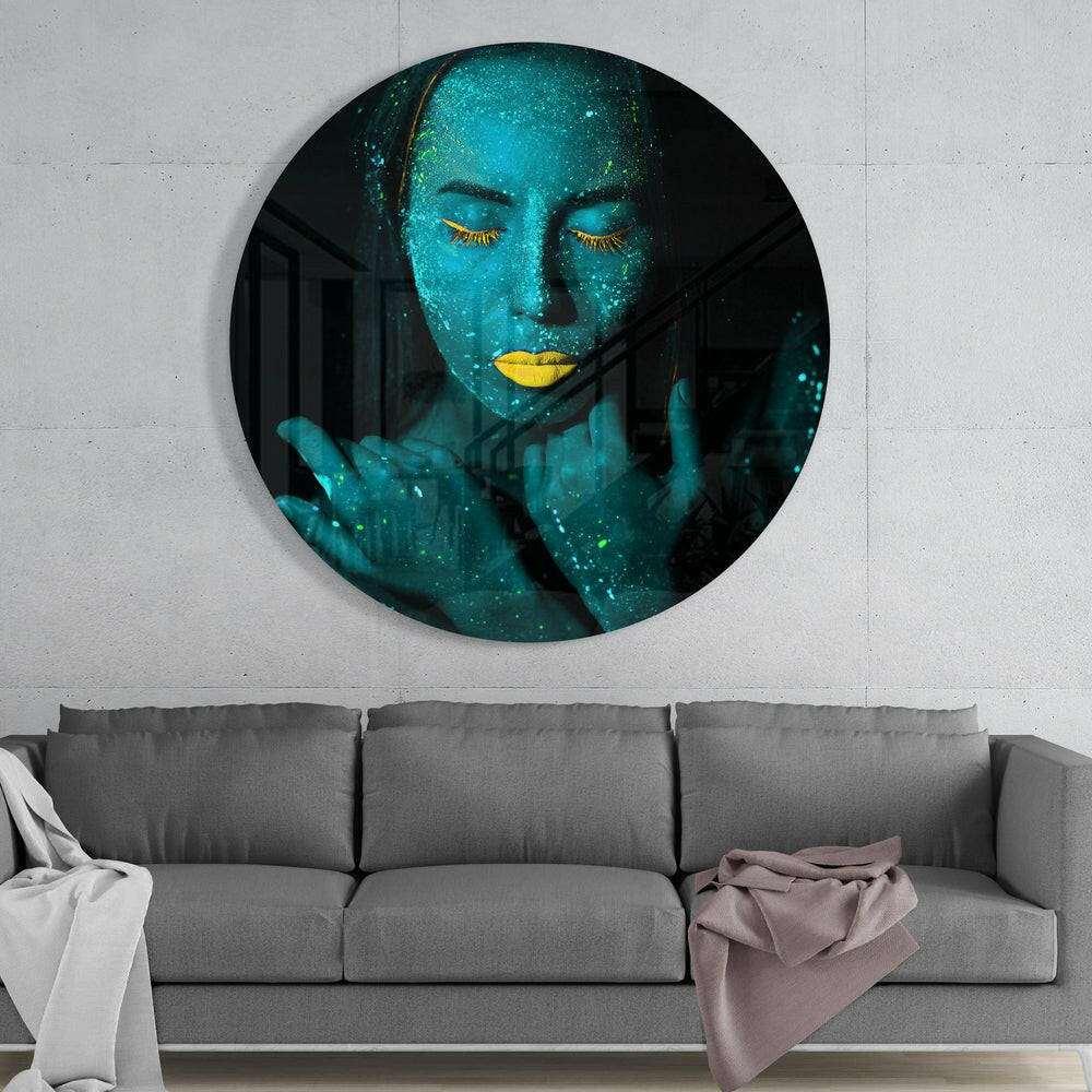 Women's Glass Wall Art.