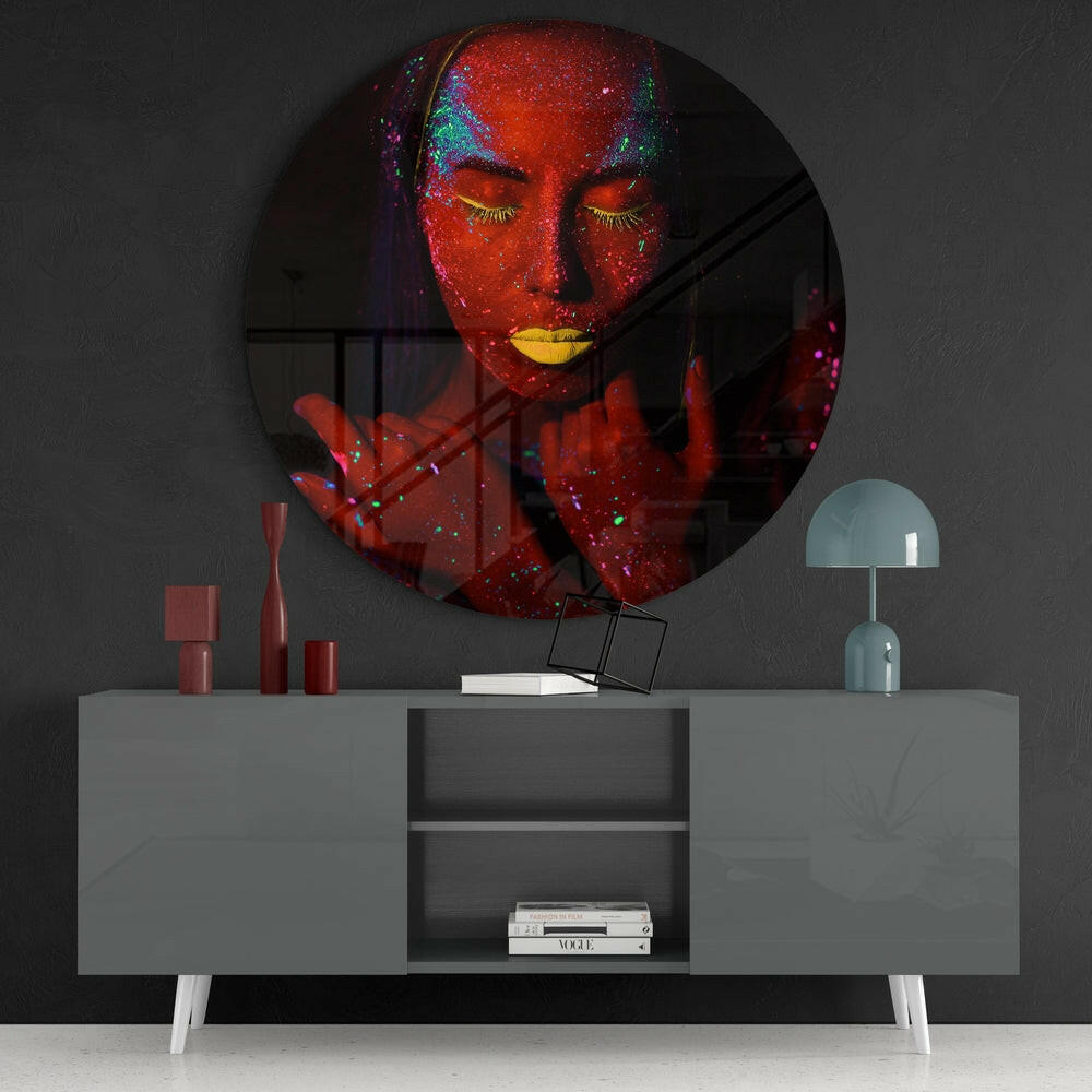 Women's Glass Wall Art.