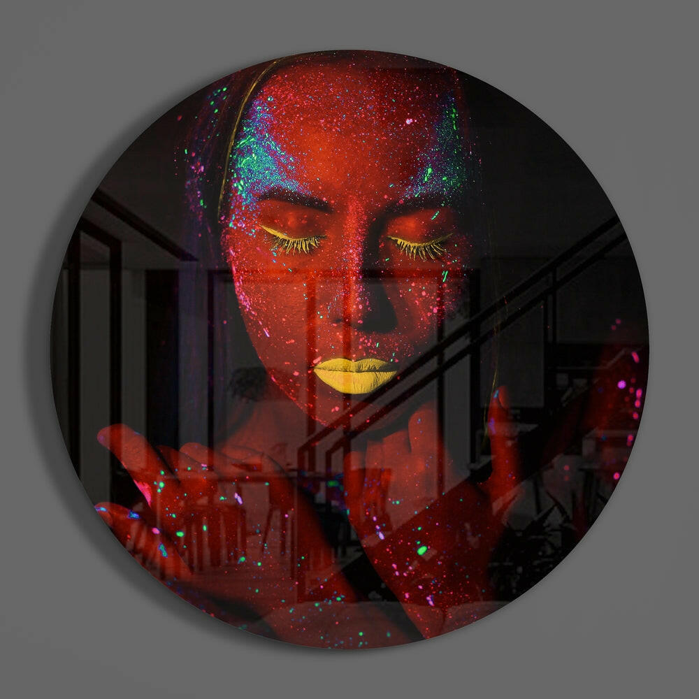 Women's Glass Wall Art.