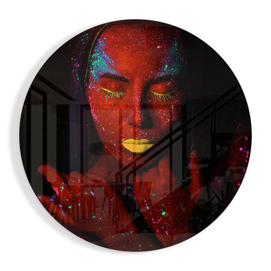Women's Glass Wall Art.