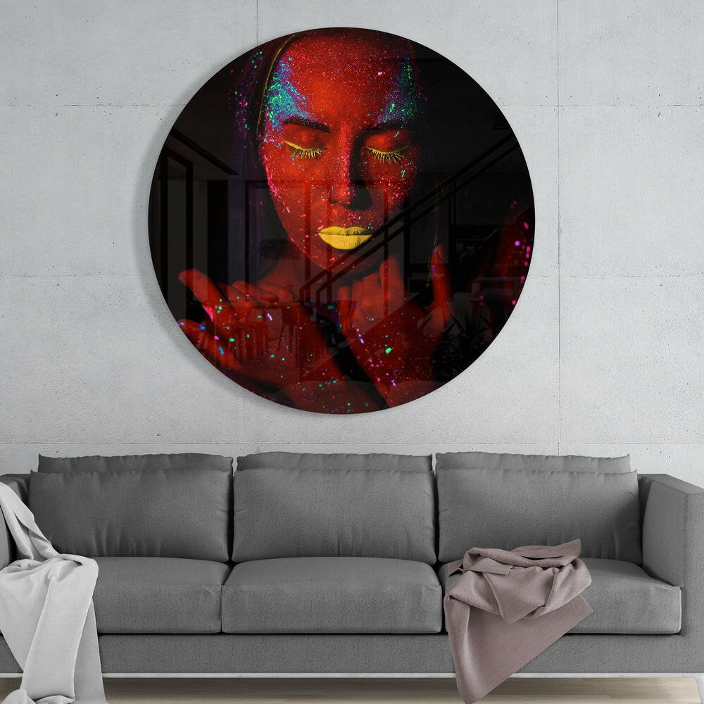 Women's Glass Wall Art.