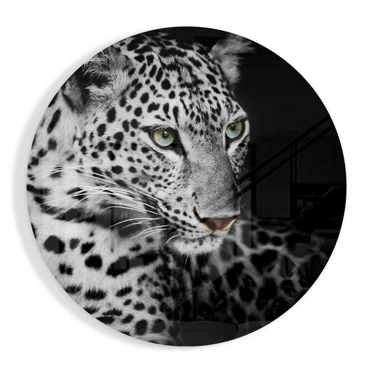 Leopard Glass Wall Art.