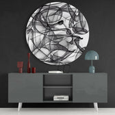 Smoke Glass Wall Art.