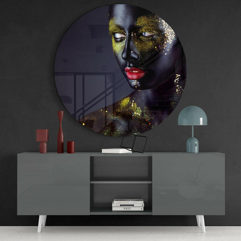 Women's Glass Wall Art.