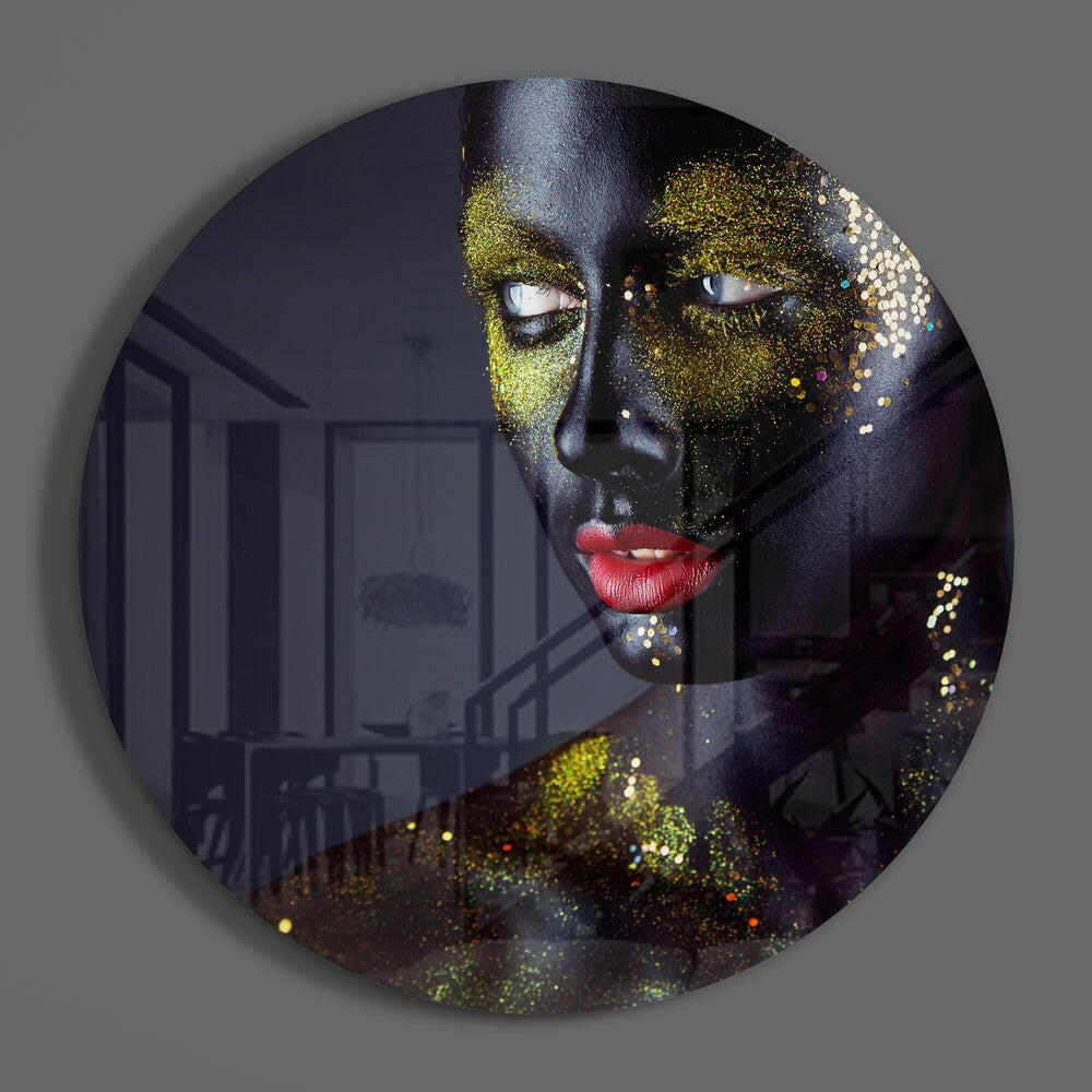 Women's Glass Wall Art.