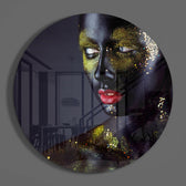 Women's Glass Wall Art.