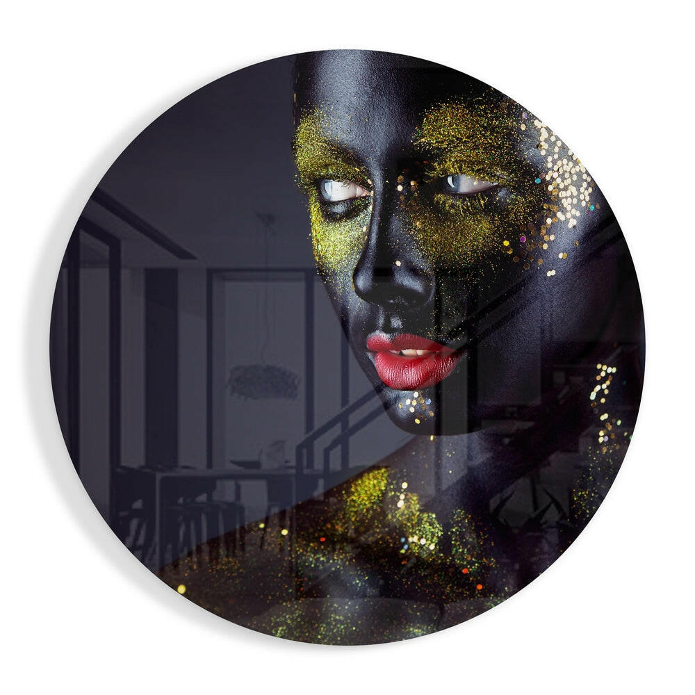 Women's Glass Wall Art.