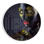 Women's Glass Wall Art.