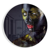 Women's Glass Wall Art.