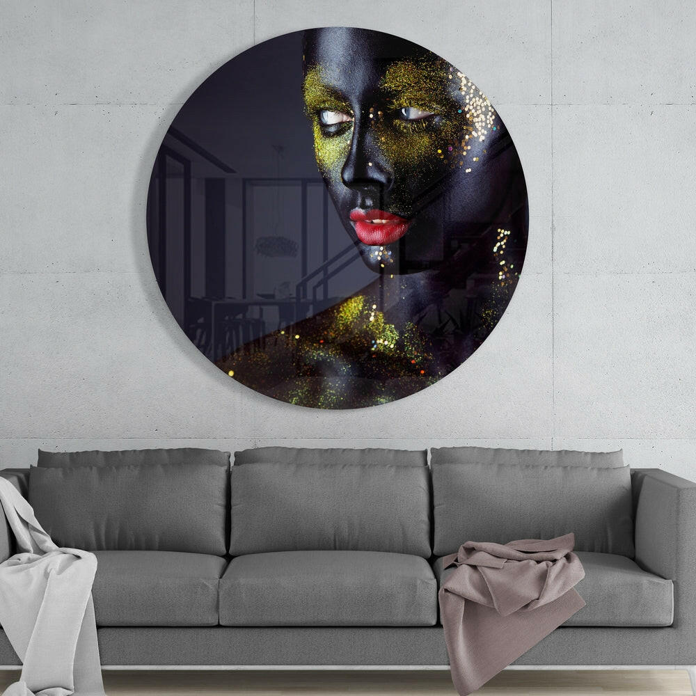 Women's Glass Wall Art.