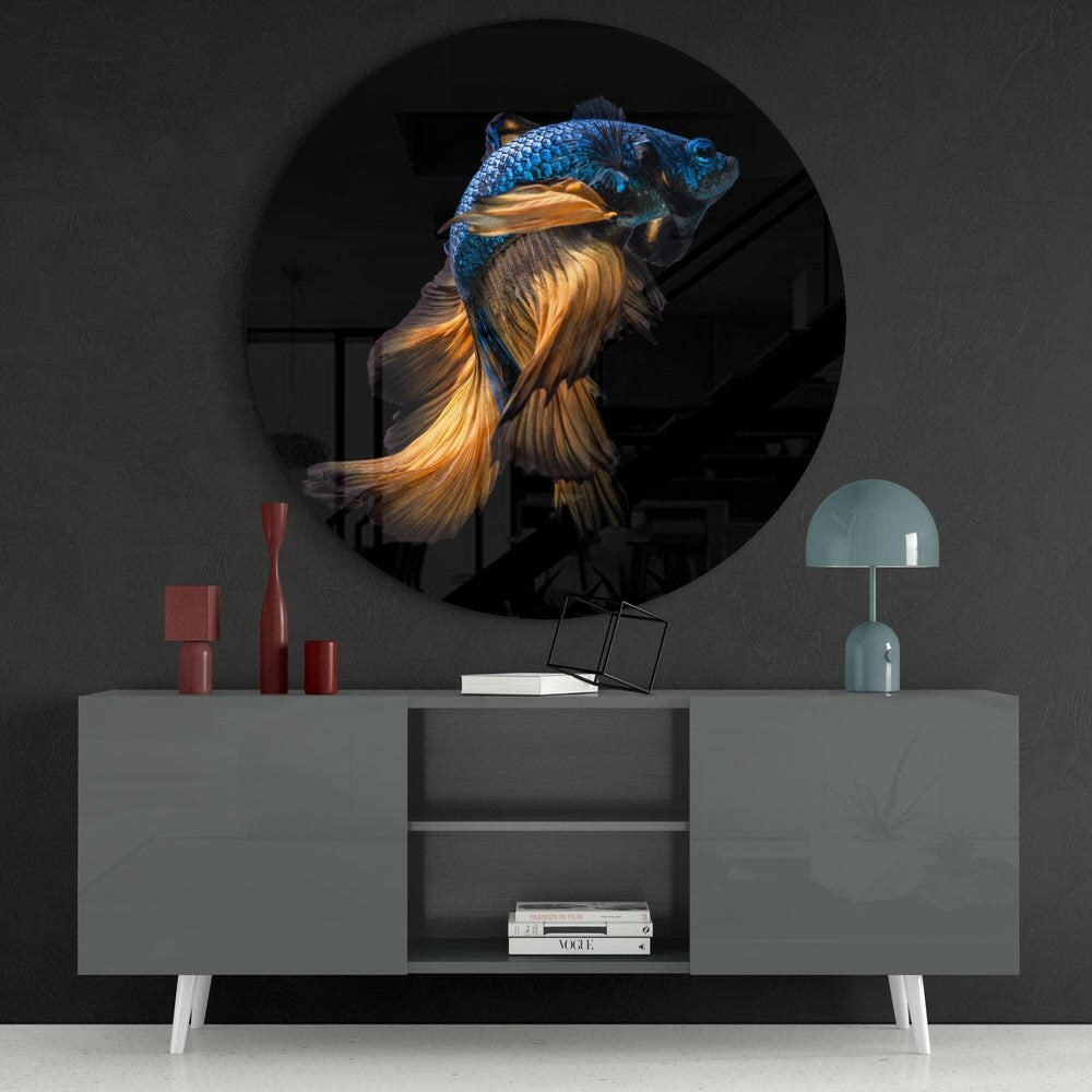 Fish Glass Wall Art.