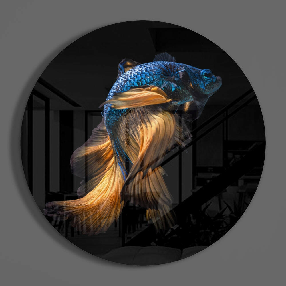 Fish Glass Wall Art.