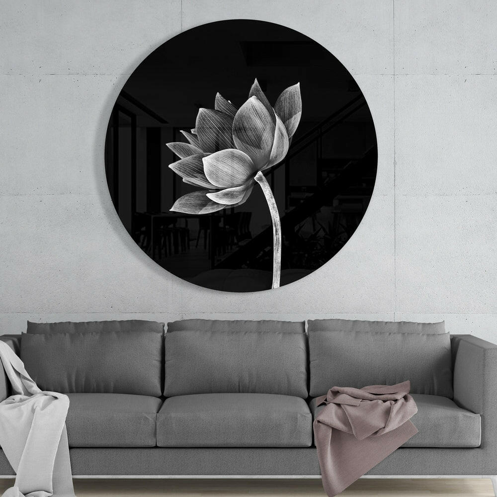 Flower Glass Wall Art.