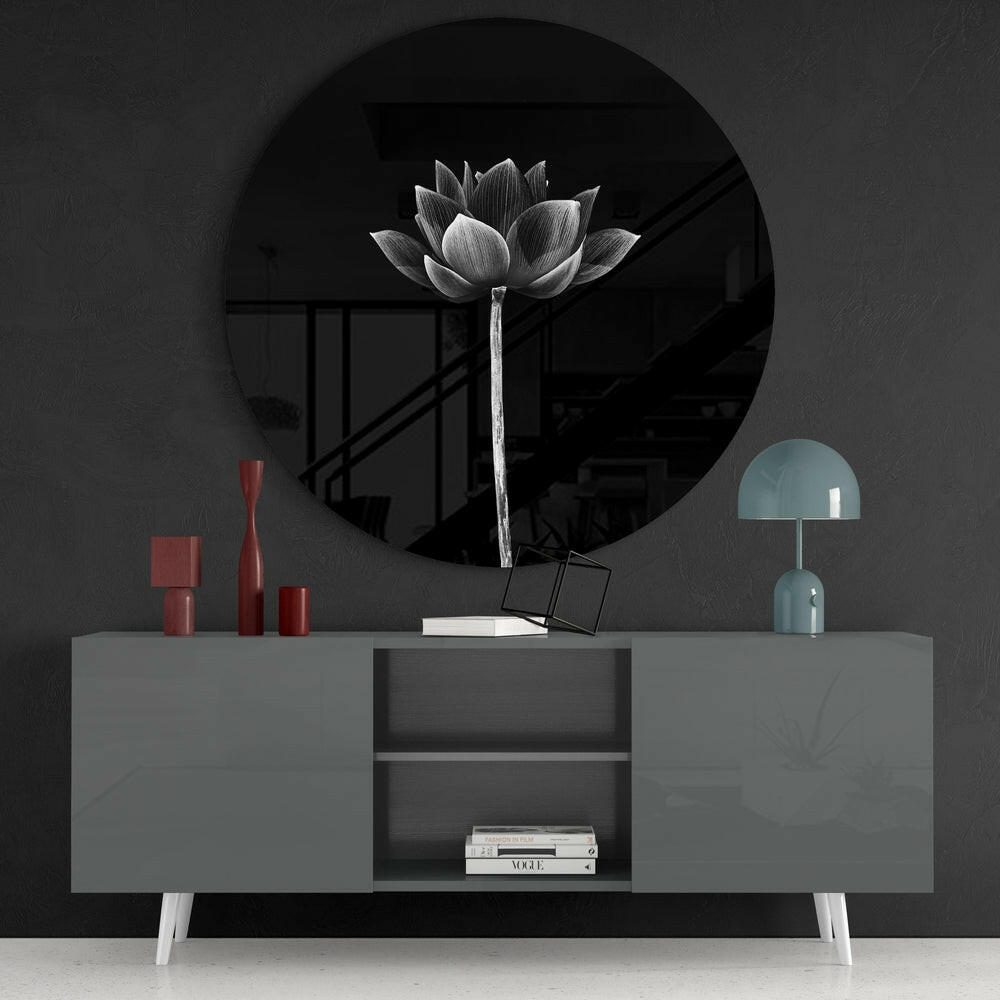 Flower Glass Wall Art.