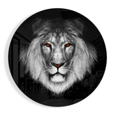 Lion Glass Wall Art.