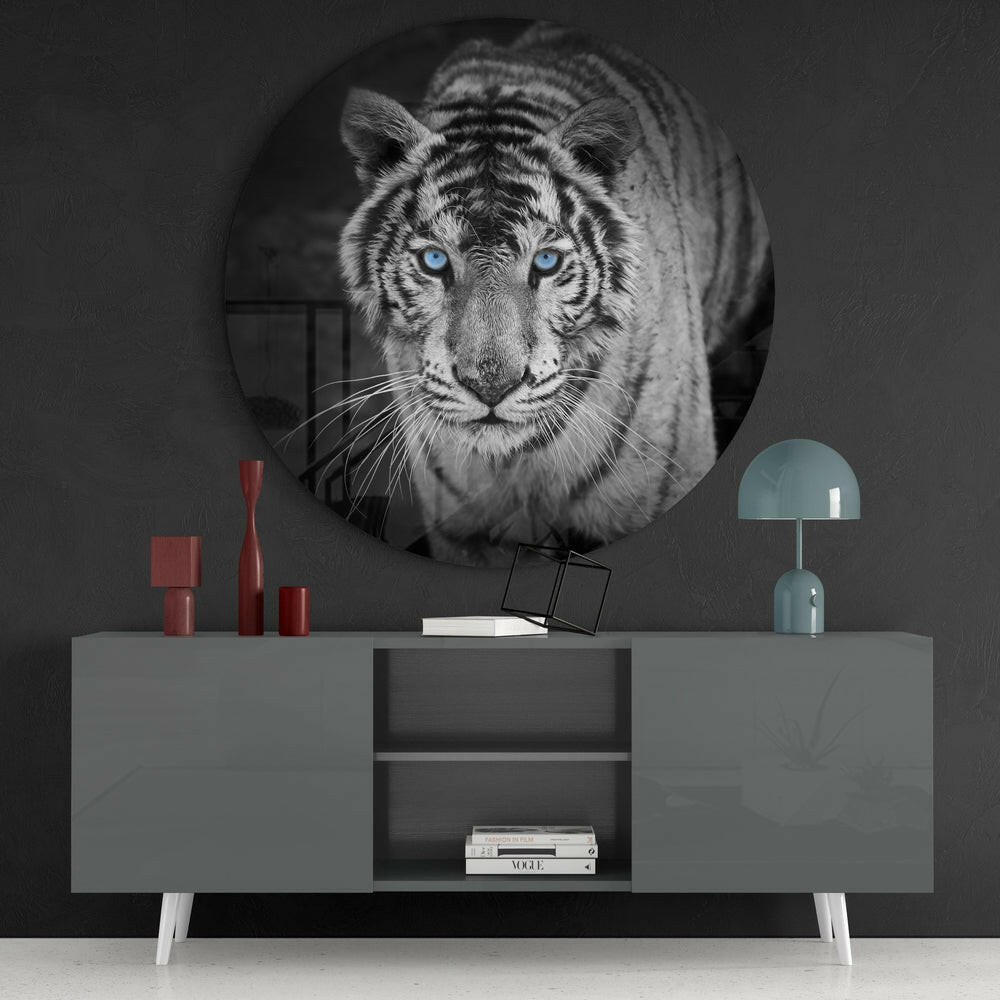 Tiger Glass Wall Art.