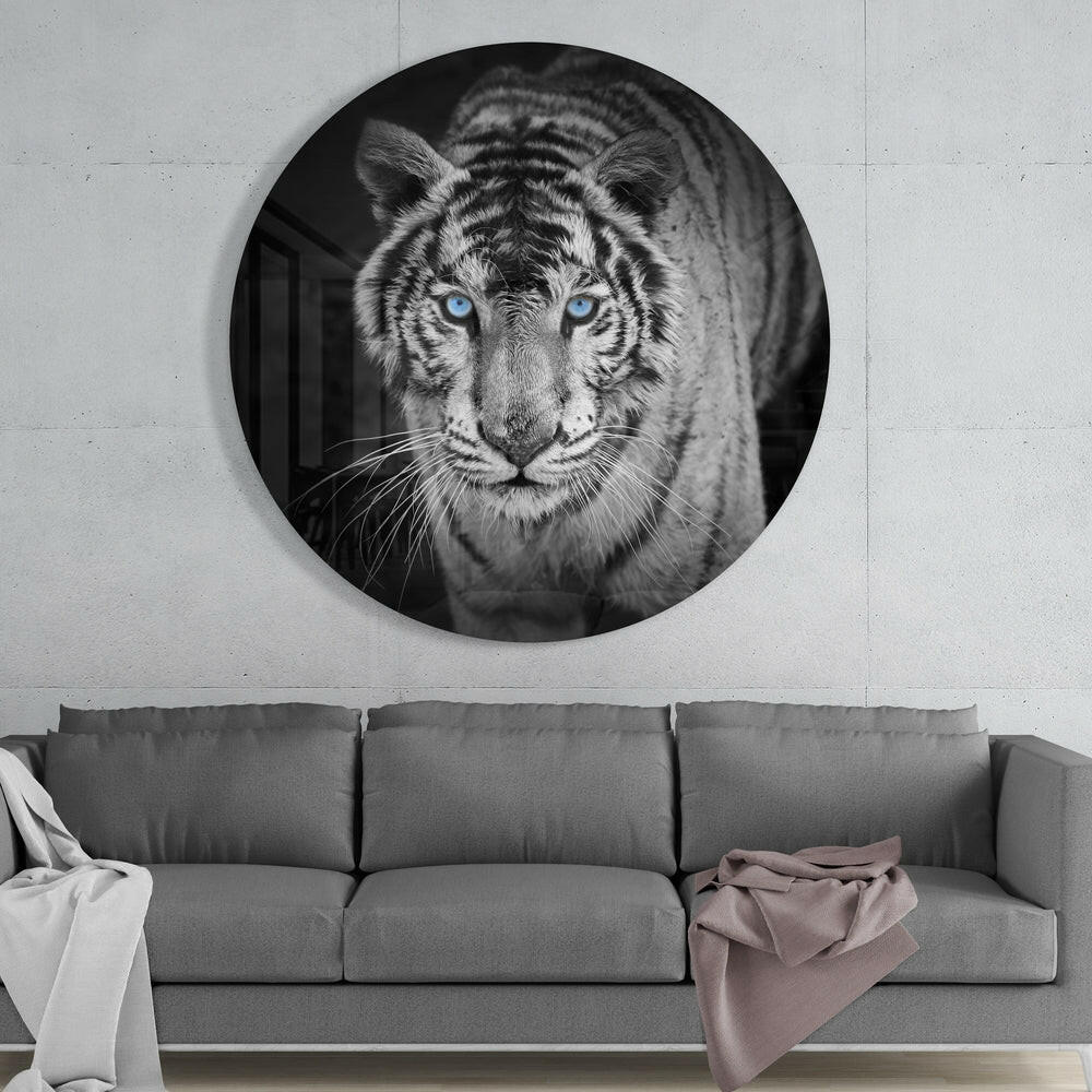 Tiger Glass Wall Art.