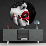 Women's Glass Wall Art.