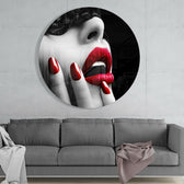 Women's Glass Wall Art.
