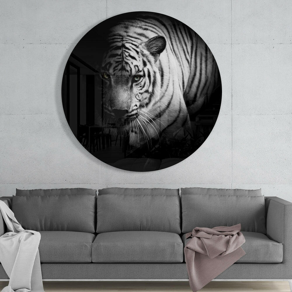Tiger Glass Wall Art.