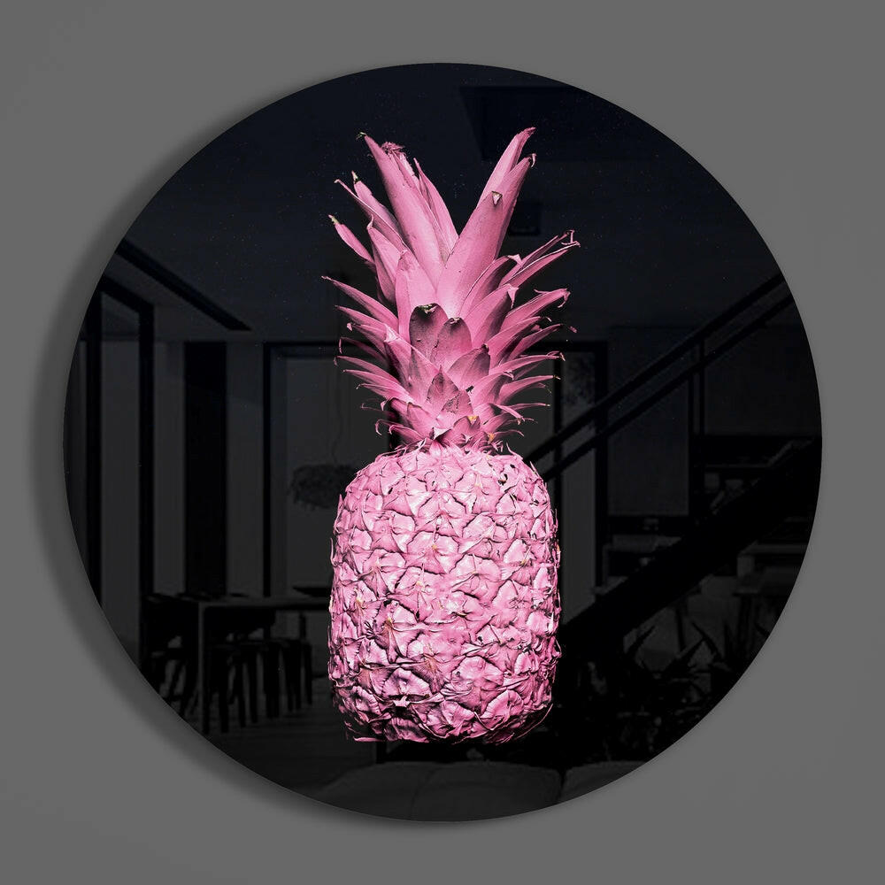 Pineapple Glass Wall Art.