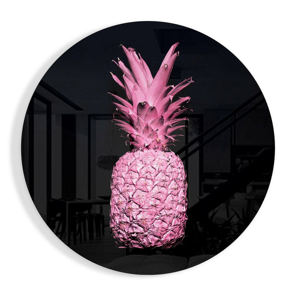 Pineapple Glass Wall Art.