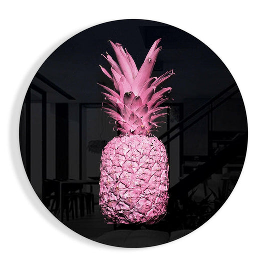 Pineapple Glass Wall Art.