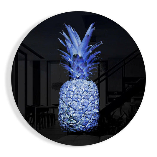 Pineapple Glass Wall Art.